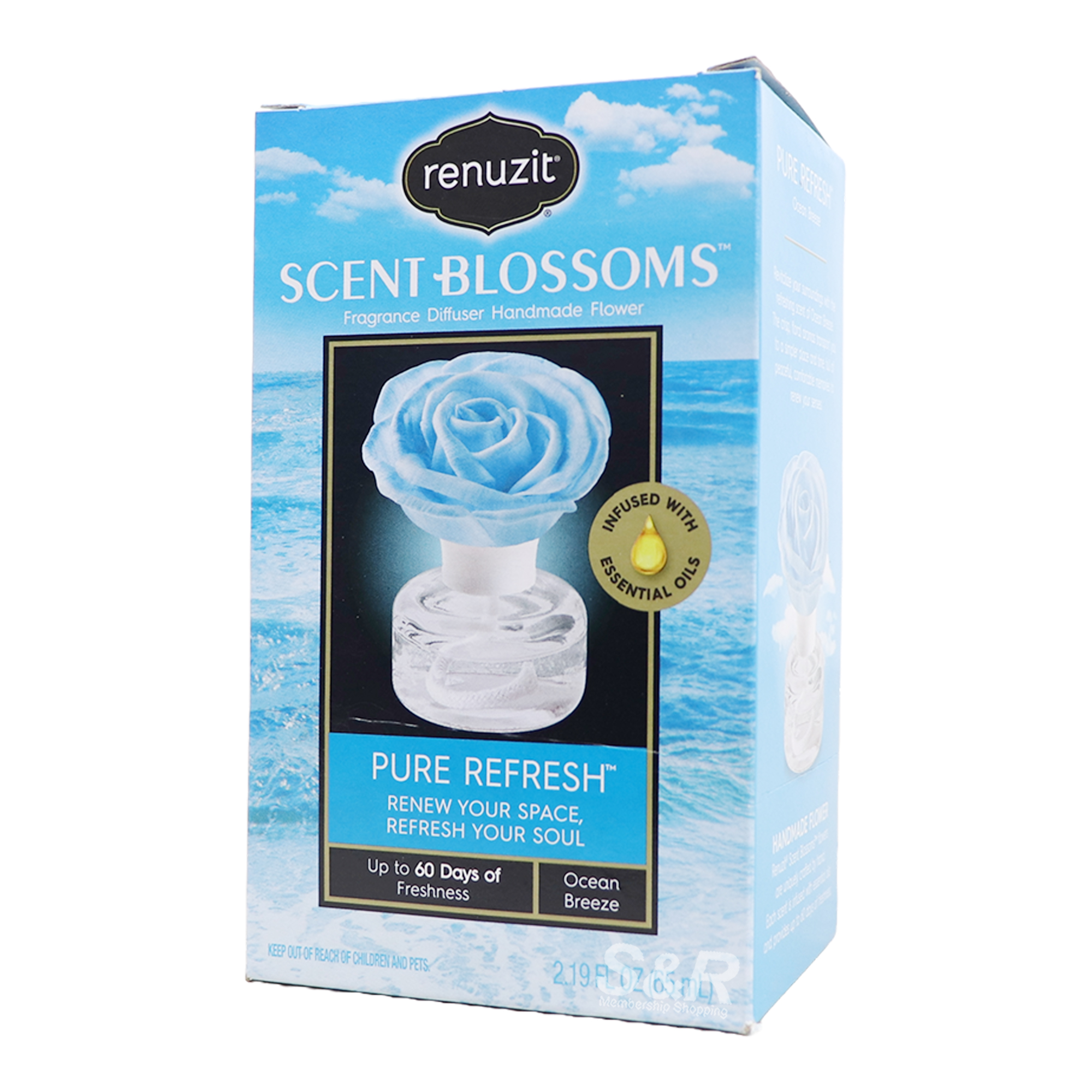 Renuzit Scent Blossoms Pure Refresh 65mL Renuzit Scent Blossoms Pure Refresh 65mL